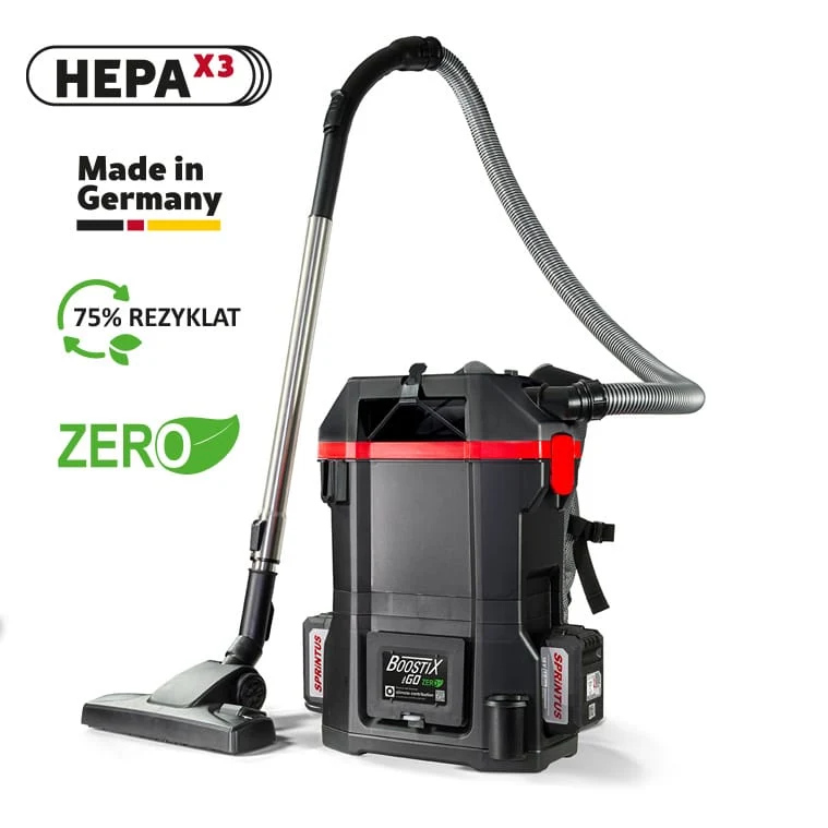 SPRiNTUS BoostiX iGO ZERO Akku-Rucksacksauger
