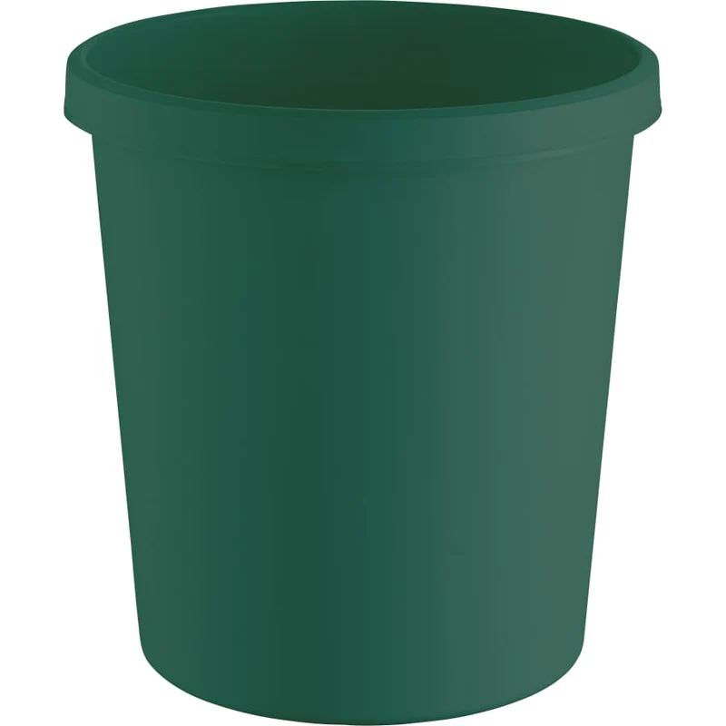 helit Papierkorb the green german aus Recyclingkunststoff, 18 Liter
