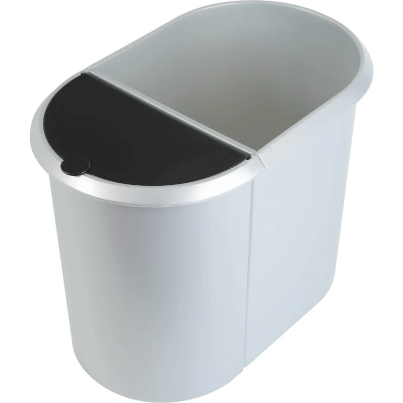 helit System-Papierkorb the double, 20 + 9 Liter