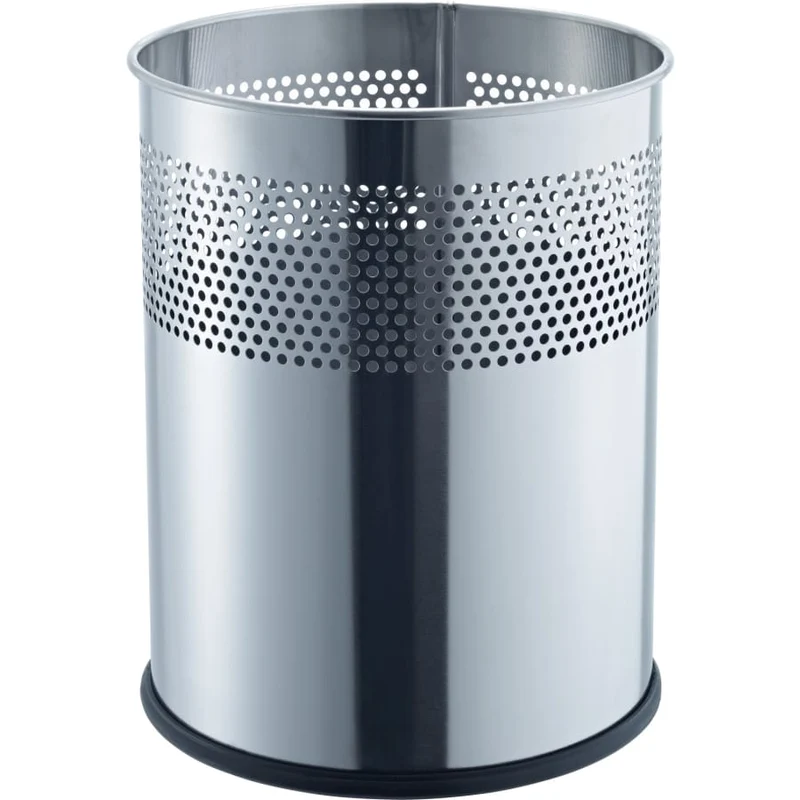 helit Papierkorb the dot mit Lochdekor, 15 Liter