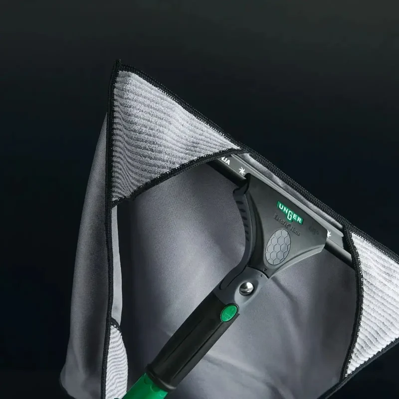 UNGER ErgoTec Ninja MicroWipe Mikrofasertuch grau MNH