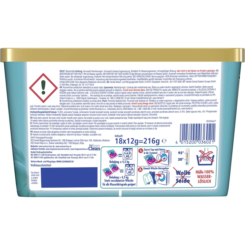 Weißer Riese Universal Trio-Caps Aromatherapie Lotus & Mandelöl, 18 WL