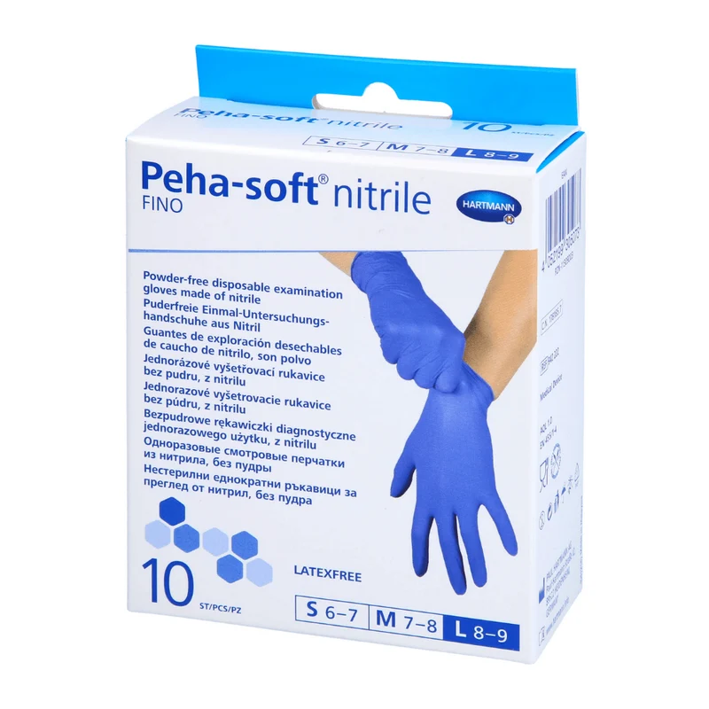 Peha-soft® nitrile fino Einweghandschuhe, Faltschachtel