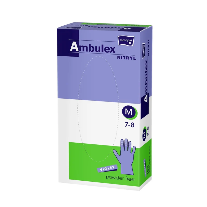 Ambulex Nitrilhandschuhe violett ungepudert