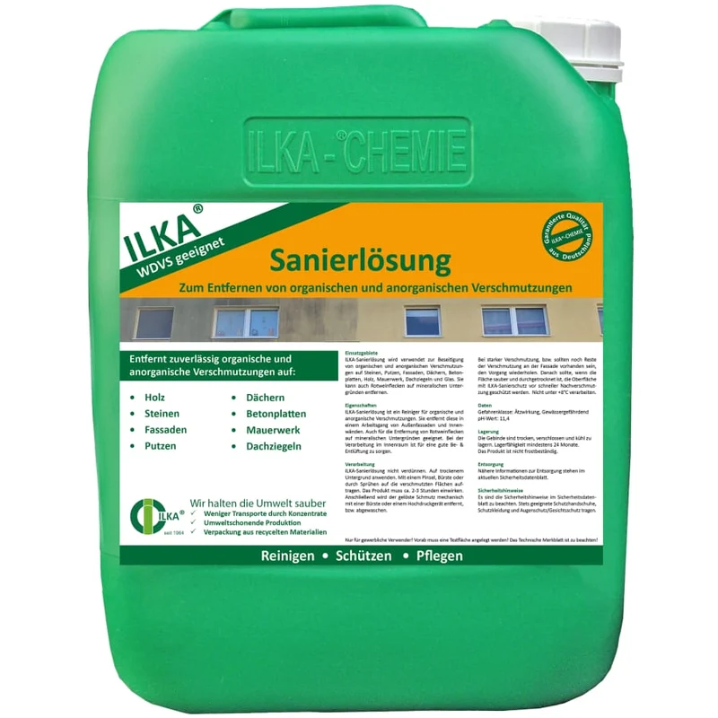 ILKA Sanierlösung Fassadenreiniger