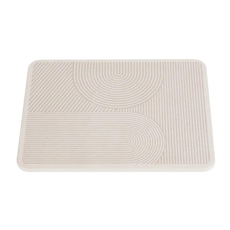 WENKO Damon Abtropfplatte Diatomit, 40 x 30 cm