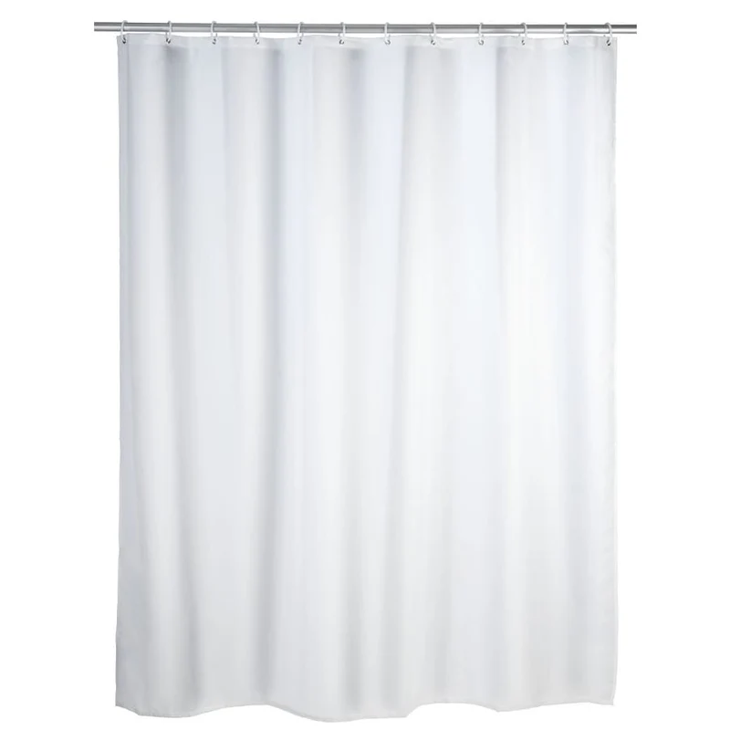 WENKO UNI Anti-Schimmel Duschvorhang, 180 x 200 cm