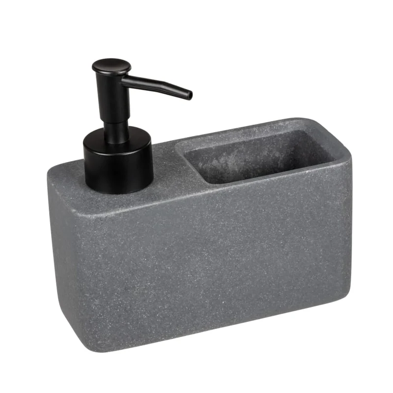 WENKO Spülmittelspender Resa mit Schwammablage, 150 ml