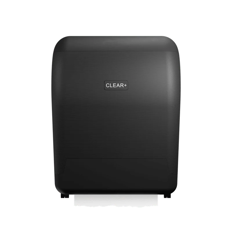 CWS Clear+ EcoBlack Handtuchrollenspender | 1 Stück