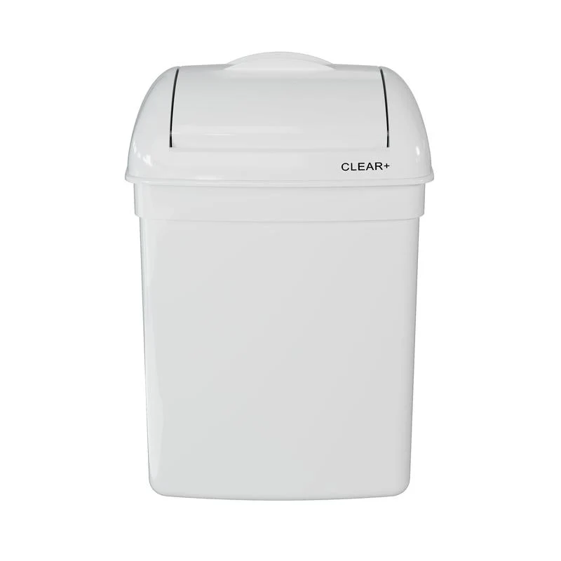 CWS Clear+ Hygienebehälter 8l Weiß | 1 Stück