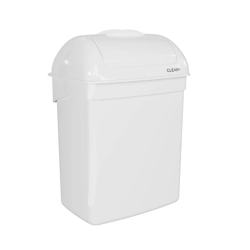 CWS Clear+ Hygienebehälter 8l Weiß | 1 Stück