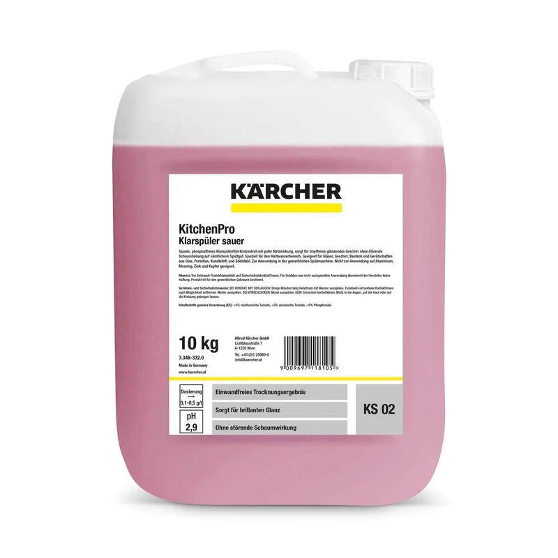 KitchenPro Klarspüler sauer KS 02 – Konzentrat : 10 KG
