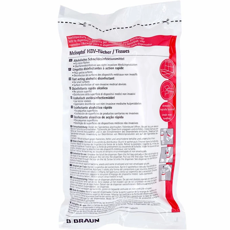 B. Braun Meliseptol® HBV Desinfektionstücher