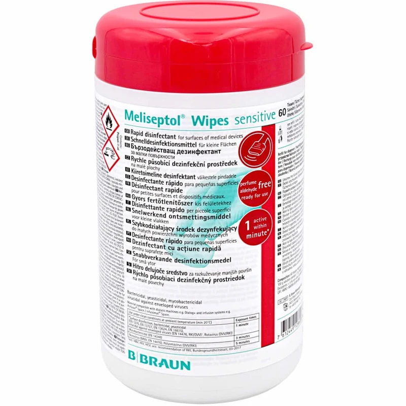 B. Braun Meliseptol® Wipes sensitive Desinfektionstücher