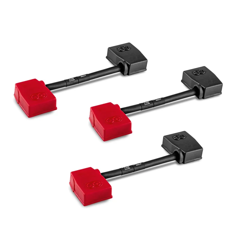 Batterieeinbausatz mit 3 Verbindungskabeln