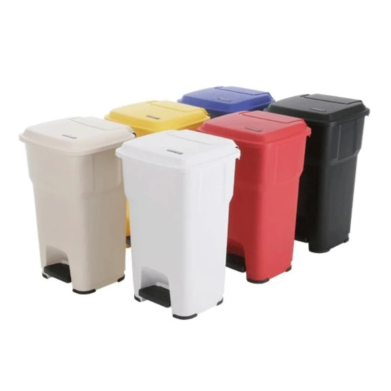 Vileda Professional Hera Abfallbehälter mit Pedal, 60 Liter