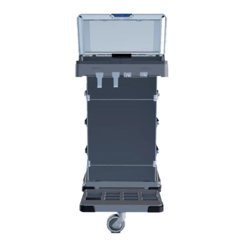 Vileda Professional Origo 2 CX Reinigungswagen mit klappbarem Abfallbereich