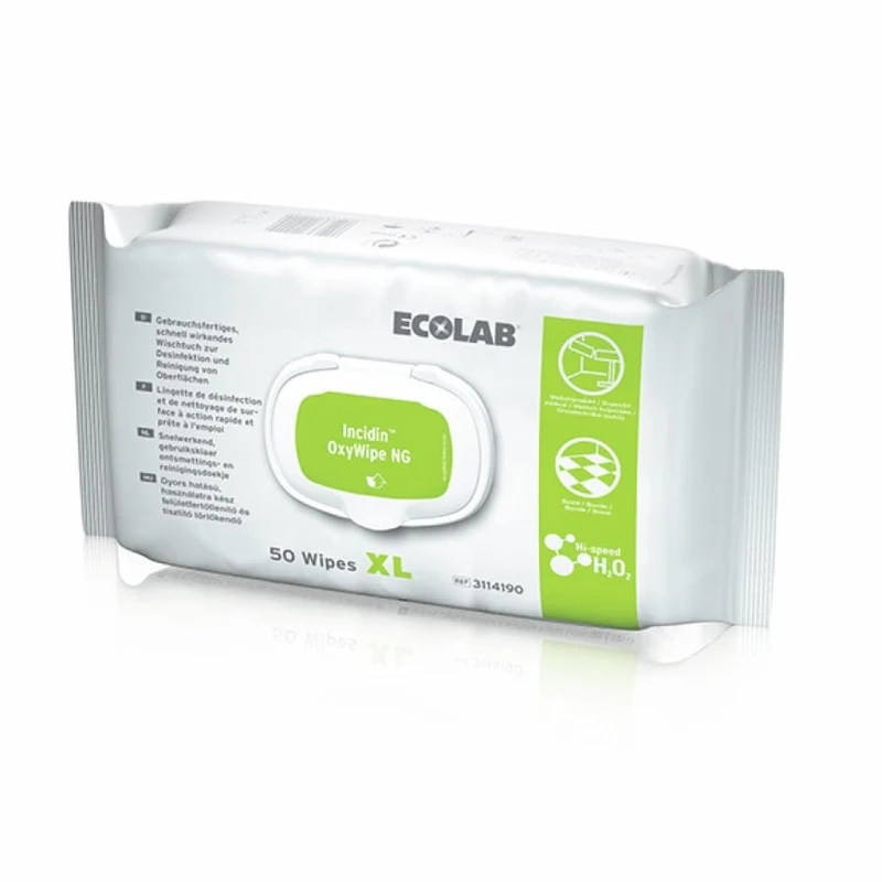 ECOLAB Incidin OxyWipe NG XL Flächendesinfektionstücher