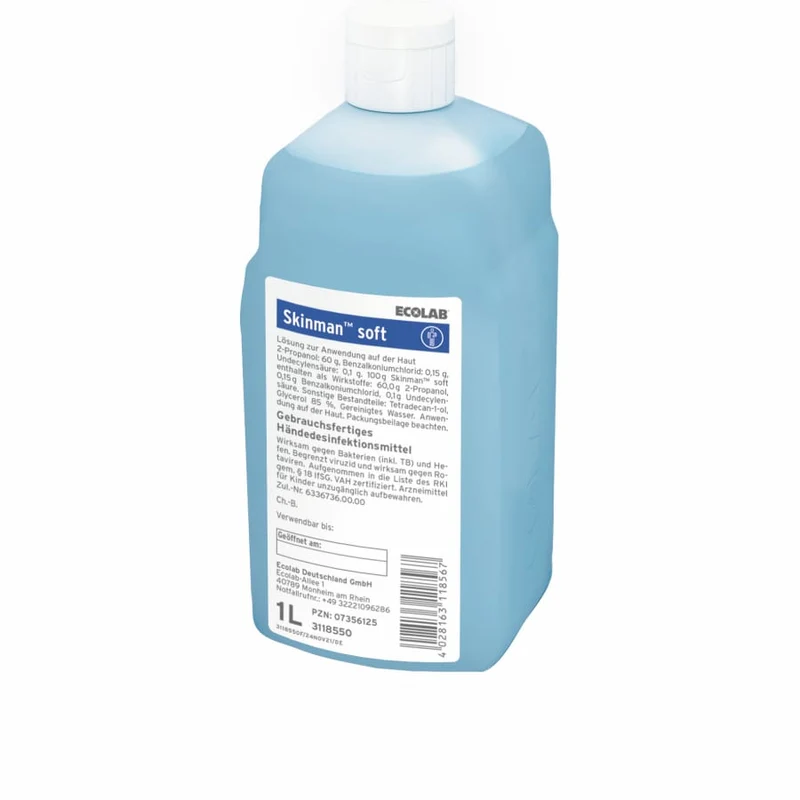 ECOLAB Skinman Soft Händedesinfektion, begrenzt viruzid