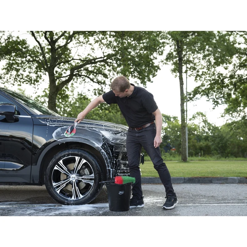 Vikan Autowaschbürste für Leichtmetallfelgen, Ø 105 mm, 425 mm