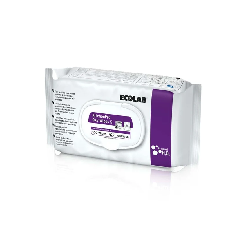 ECOLAB KitchenPro Oxy Wipes S Desinfektionstücher