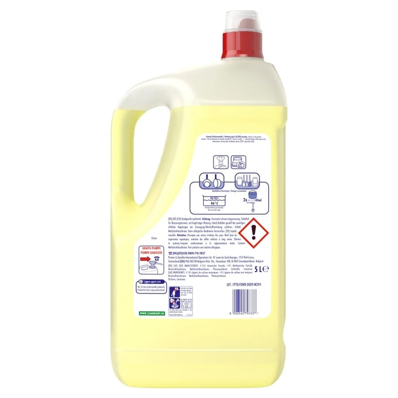 Fairy Professional Lemon Handgeschirrspülmittel, 5 l