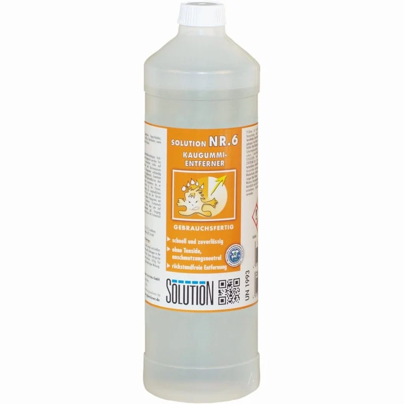 Solution Nr. 6 Kaugummi-Entferner