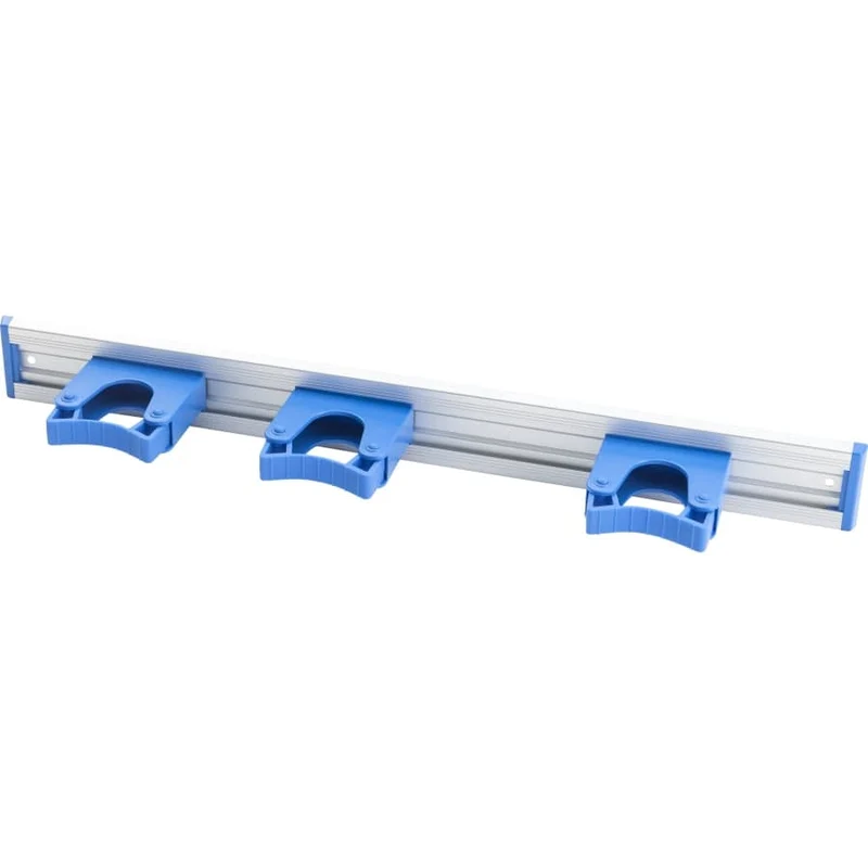 Haug Alu-Geräteleiste, Wandhalterung für Besenstiele, 3 Halter
