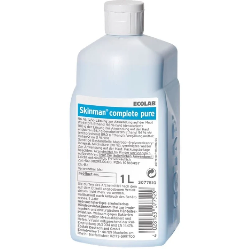ECOLAB Skinman® complete pure Händedesinfektion