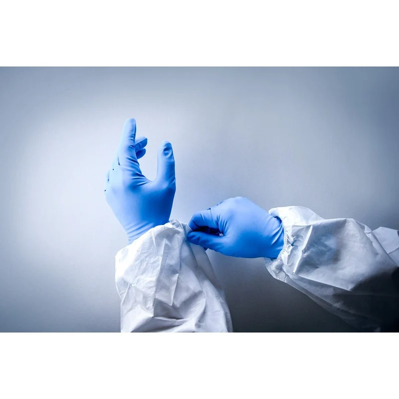 NITRAS HIGH RISK NITRILE, Nitril-Einmalhandschuhe, blau