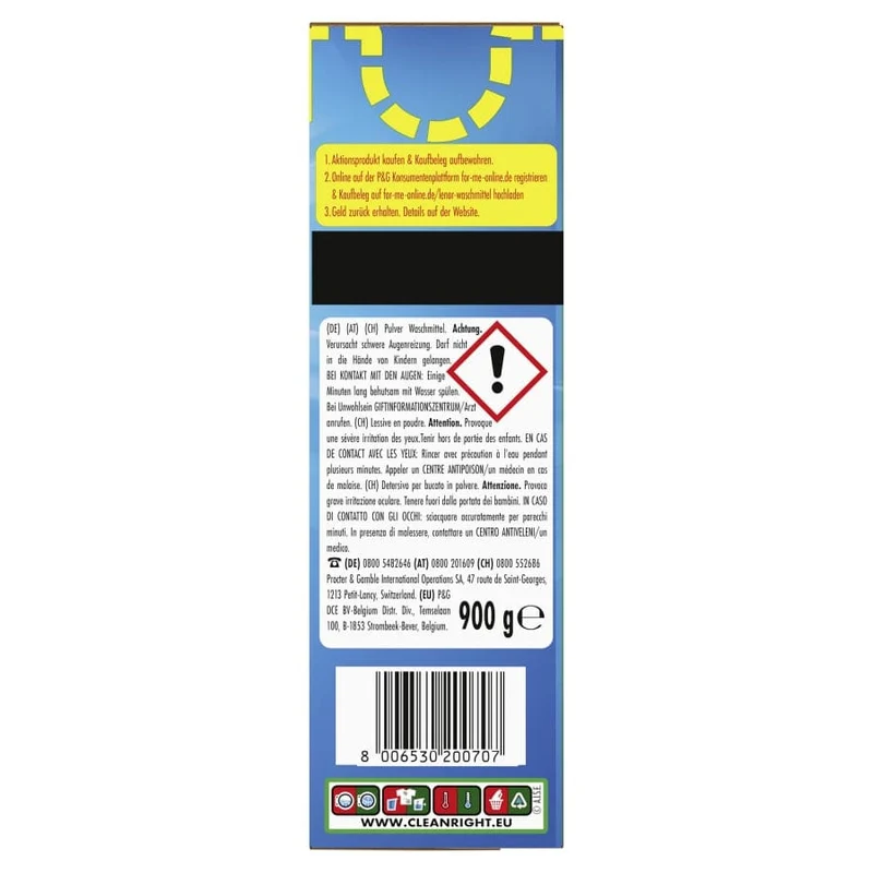 Lenor Vollwaschmittel Pulver Aprilfrisch, 0,9 kg (18 WL)