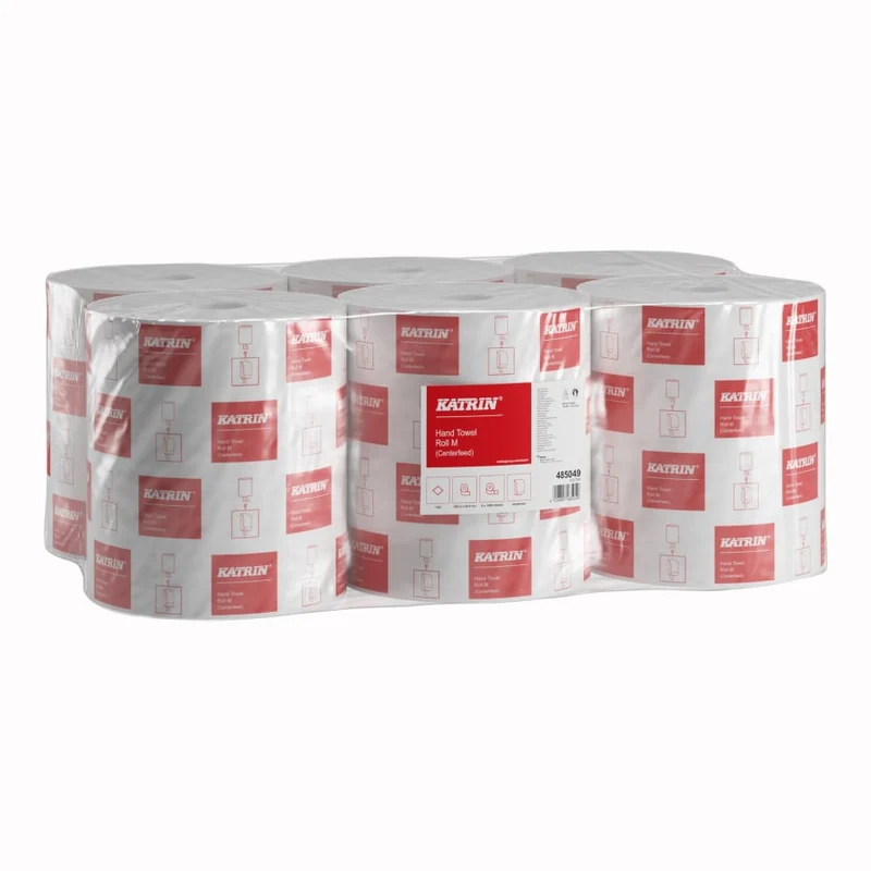 Katrin Centerfeed Handtuch-Mehrzweckrolle M 1-lagig, 1000 Blatt