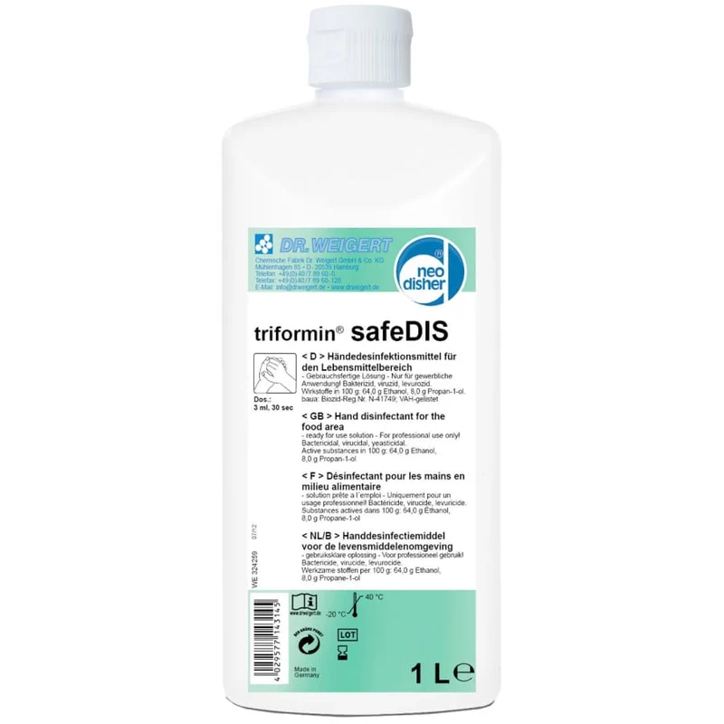 Dr. Weigert triformin safeDIS Händedesinfektionsmittel