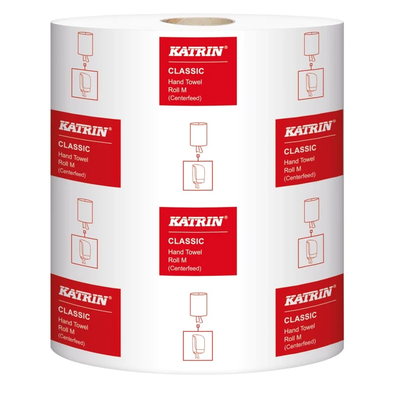 Katrin Centerfeed Handtuch-Mehrzweckrolle M 2-lagig, 500 Blatt