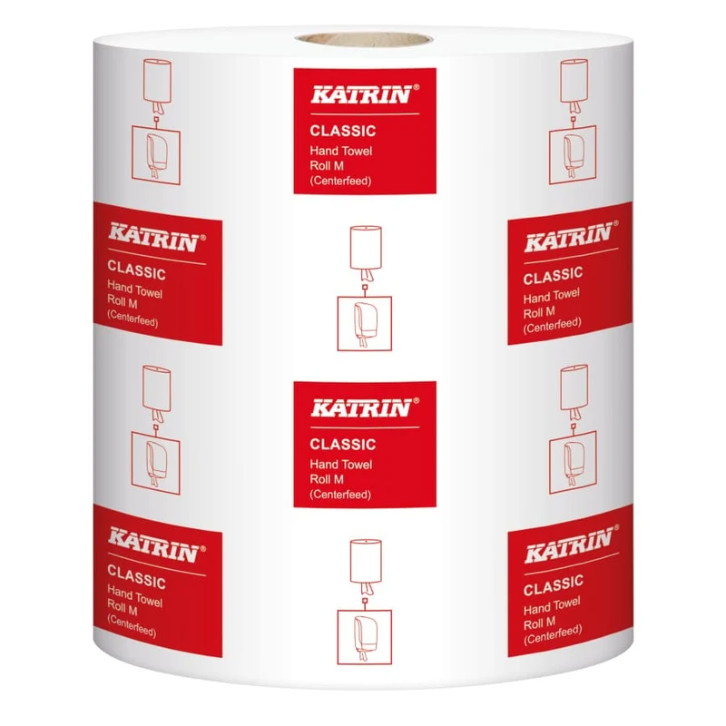 Katrin Centerfeed Handtuch-Mehrzweckrolle M 2-lagig, 500 Blatt