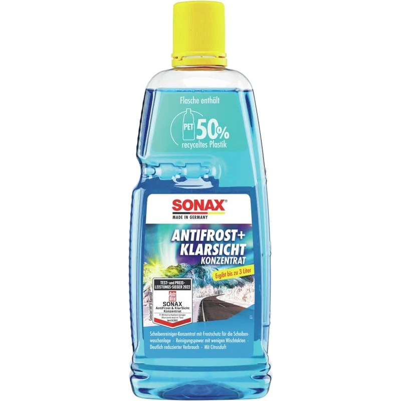 SONAX AntiFrost & KlarSicht Scheibenreiniger Konzentrat Citrus