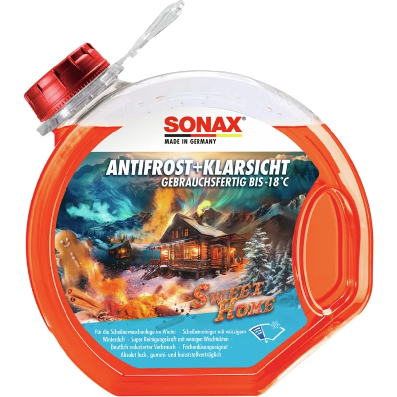 SONAX Antifrost & Klarsicht, Frostschutz bis –18 °C, Sweet Home