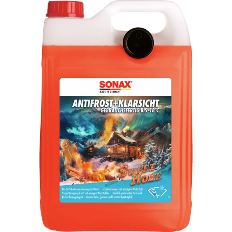 SONAX Antifrost & Klarsicht, Frostschutz bis –18 °C, Sweet Home