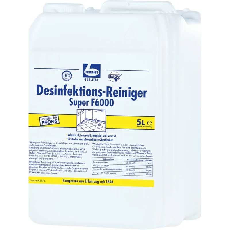 Dr. Becher Desinfektionsreiniger super F6000