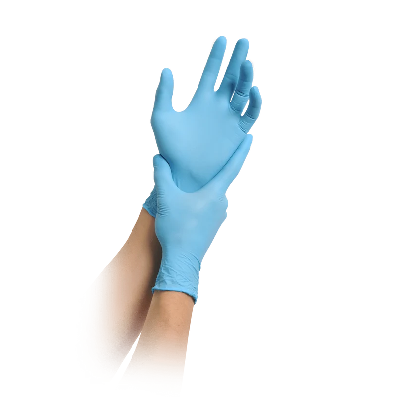 MaiMed-solution PF, blue, Latexfreier Nitril-Handschuh, blau, 200St./Box