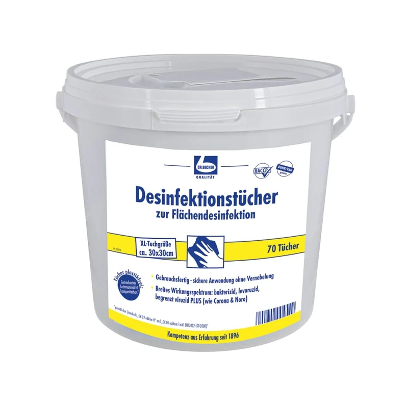 Dr. Becher Desinfektionstücher zur Flächendesinfektion