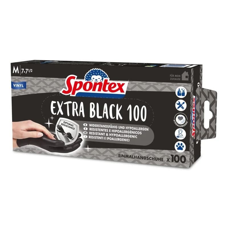 Spontex Extra Black Einmalhandschuhe