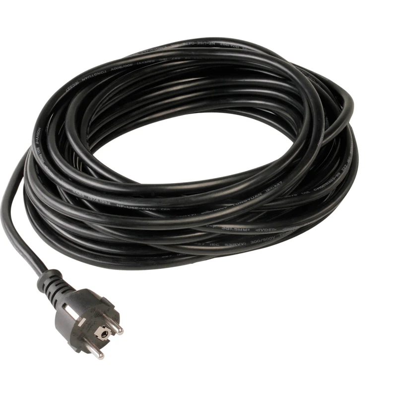Numatic Zuleitung 2-adrig, 10,0 m x 1,00 mm, schwarz | Packung (1 Stück)