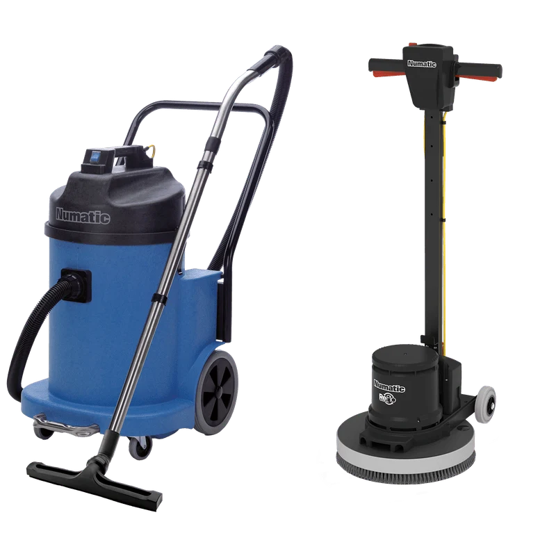 Numatic ESM-Set 2C HFM-1515R + SC-Bürste + Wassersauger WV-900-2 | Packung (1 Stück)