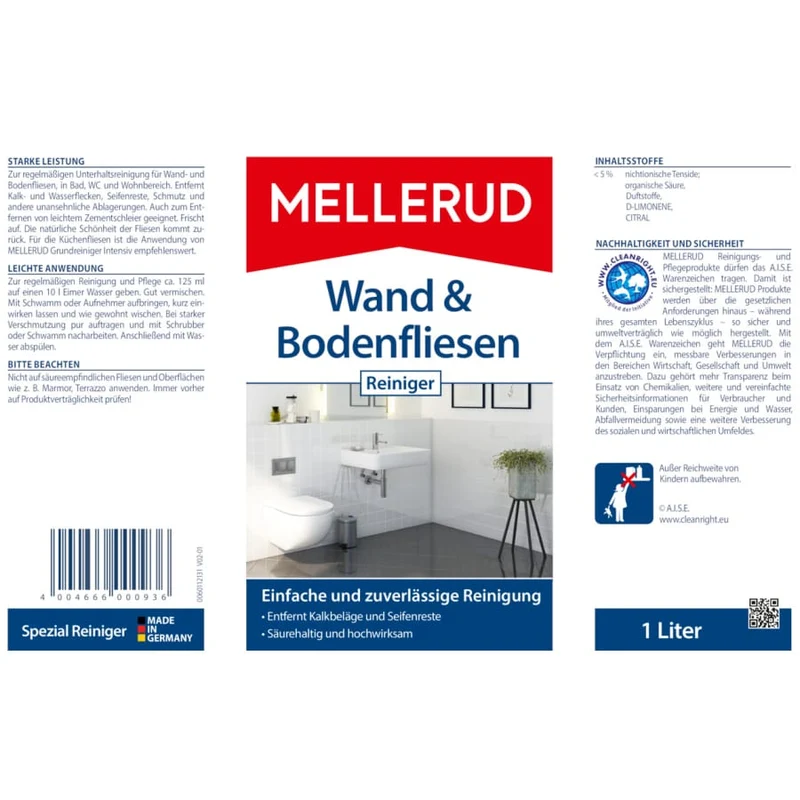 Mellerud Wand- & Bodenfliesen Reiniger