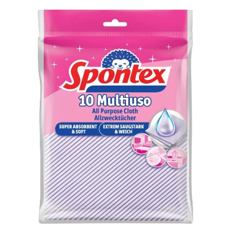 Spontex 10 Multiuso Allzwecktuch, waschbar