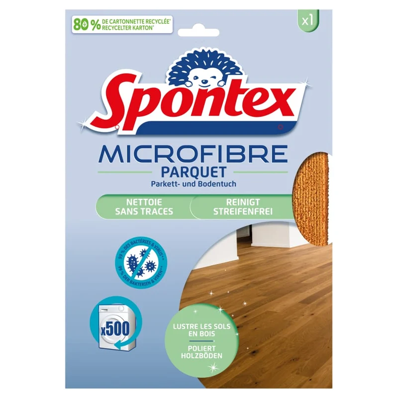 Spontex Microfibre Parkett- und Bodentuch