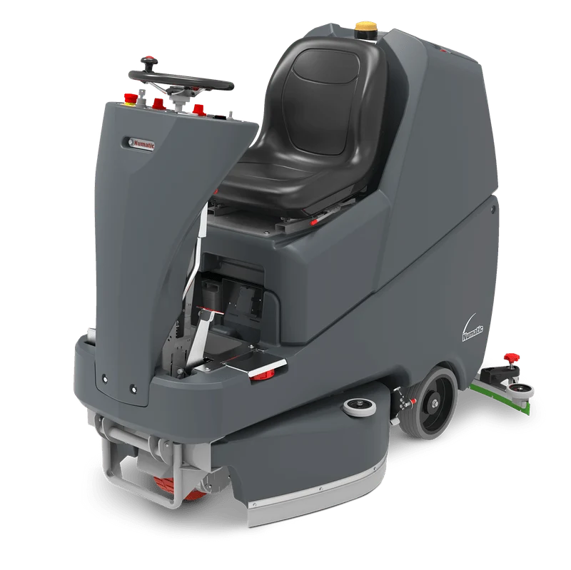 Numatic Aufsitz-Scheuersaugmaschine TRL720/200T inkl. Ladegerät und TenTec-Bürsten rot | Packung (1 Stück)