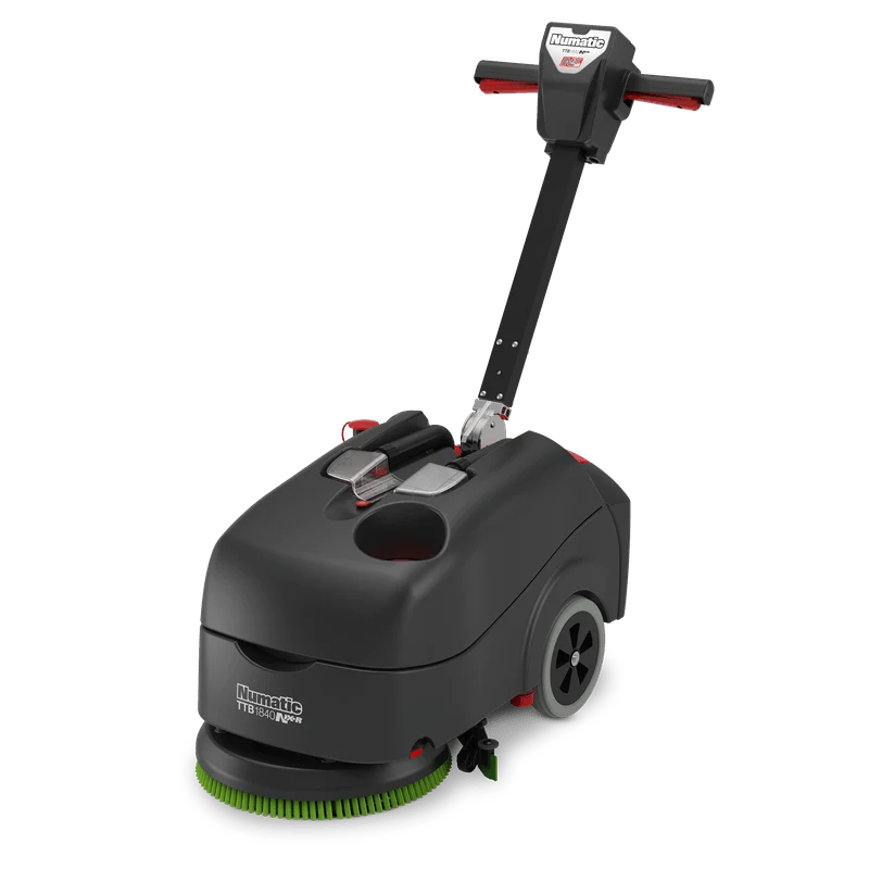 Numatic Batterie-Scheuersaugmaschine TTB1840NX-R mit TenTec-Scheuerbürste rot | Packung (1 Stück)