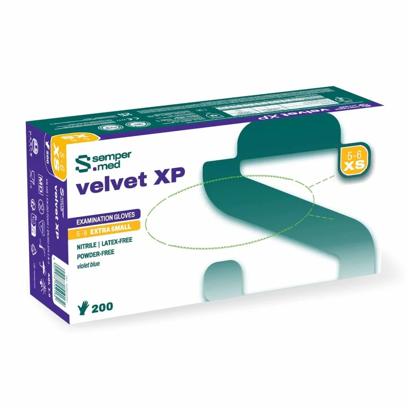 Sempermed® velvet XP Nitrilhandschuhe, puderfrei, violettblau